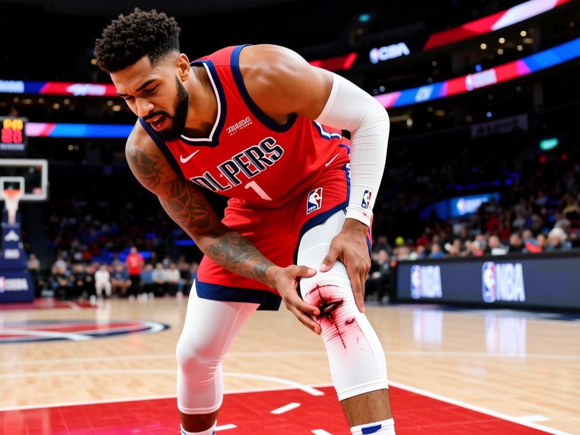 快船遭遇重创！小琼斯确诊右膝内侧副韧带二级扭伤至少休战六周  第1张